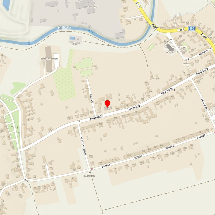 Mapa školy z Mapy.cz