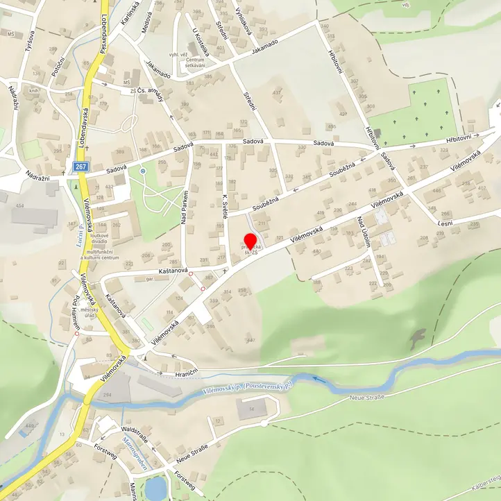 Mapa školy z Mapy.cz