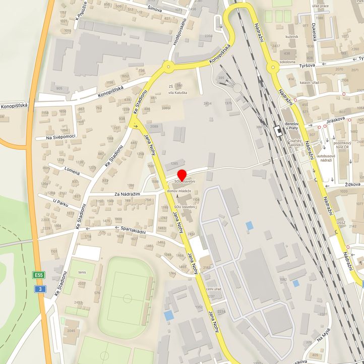 Mapa školy z Mapy.cz