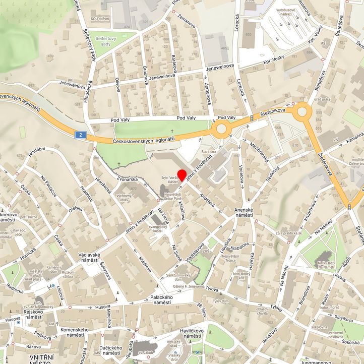 Mapa školy z Mapy.cz