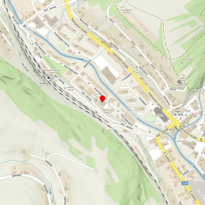 Mapa školy z Mapy.cz
