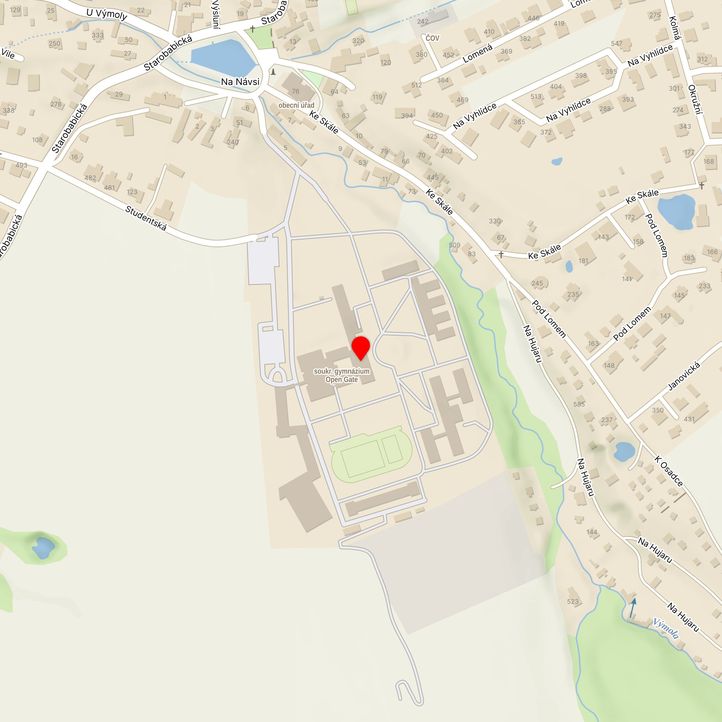 Mapa školy z Mapy.cz
