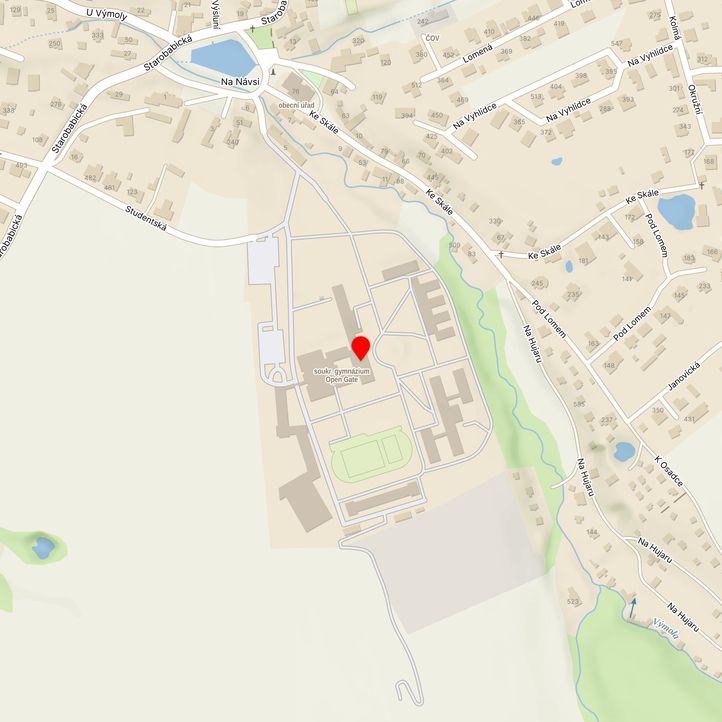 Mapa školy z Mapy.cz