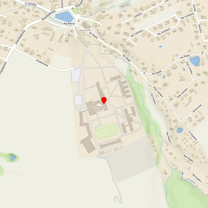 Mapa školy z Mapy.cz