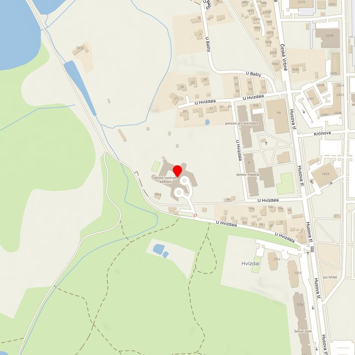 Mapa školy z Mapy.cz