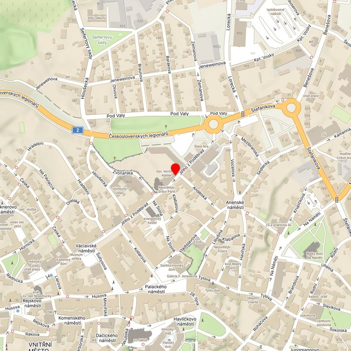 Mapa školy z Mapy.cz