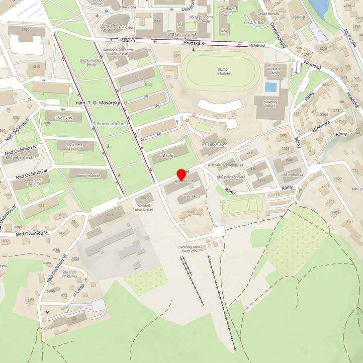 Mapa školy z Mapy.cz