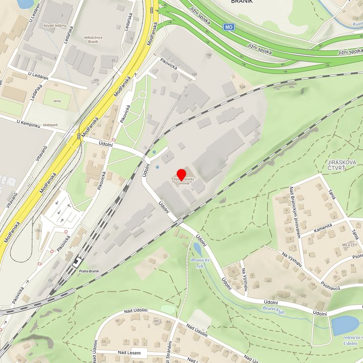 Mapa školy z Mapy.cz