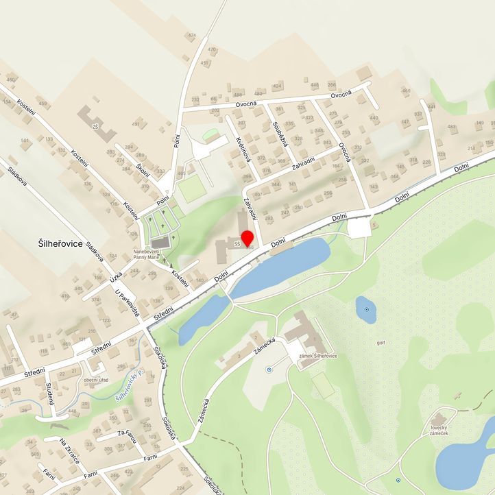 Mapa školy z Mapy.cz