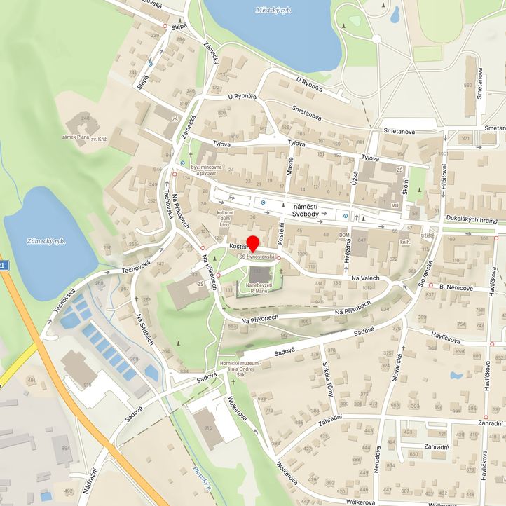 Mapa školy z Mapy.cz