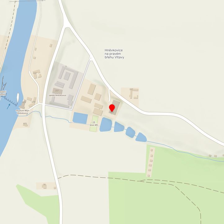 Mapa školy z Mapy.cz