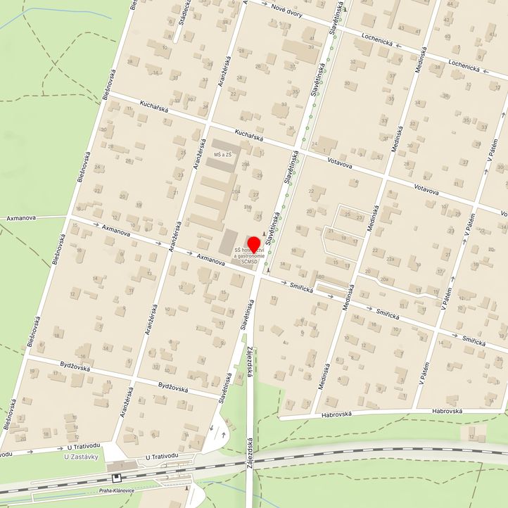 Mapa školy z Mapy.cz