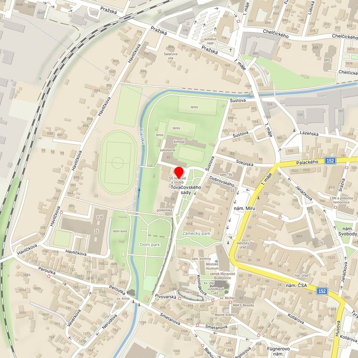 Mapa školy z Mapy.cz