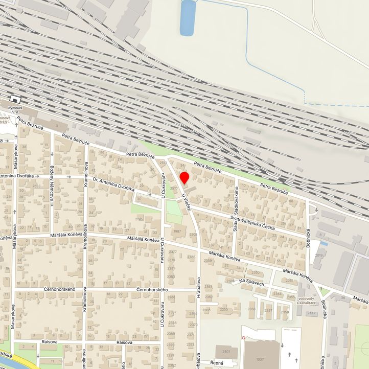 Mapa školy z Mapy.cz