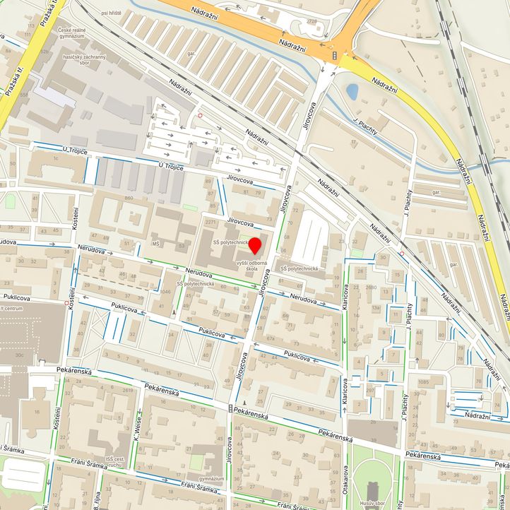 Mapa školy z Mapy.cz