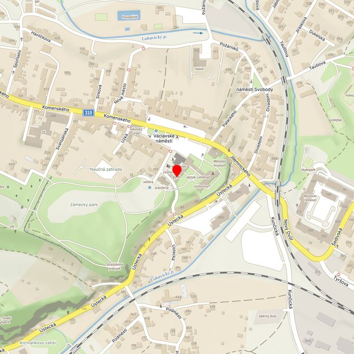 Mapa školy z Mapy.cz
