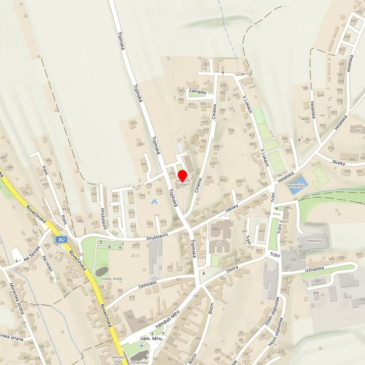 Mapa školy z Mapy.cz