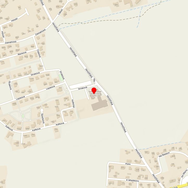 Mapa školy z Mapy.cz