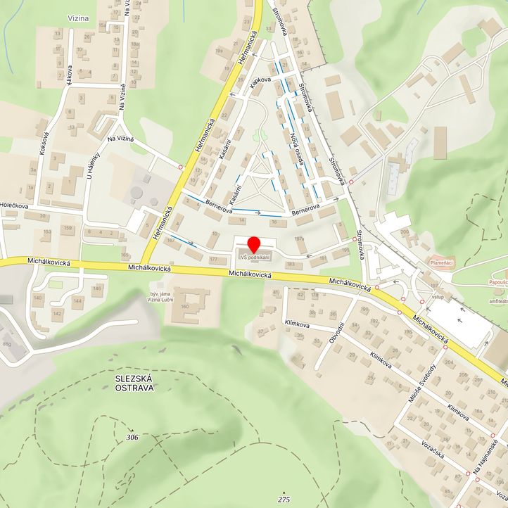 Mapa školy z Mapy.cz