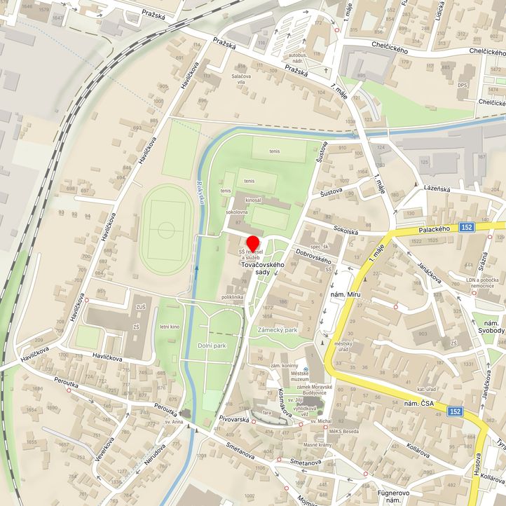 Mapa školy z Mapy.cz