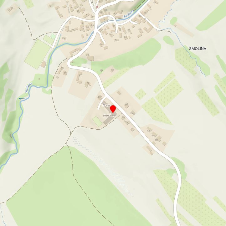 Mapa školy z Mapy.cz