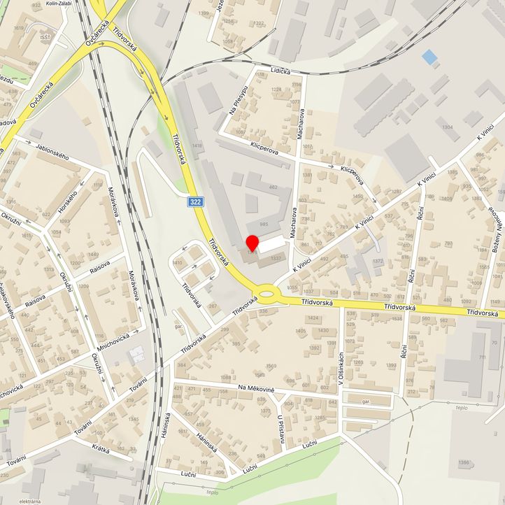 Mapa školy z Mapy.cz