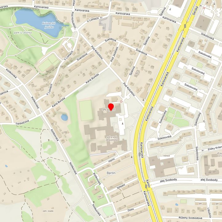 Mapa školy z Mapy.cz
