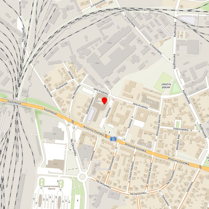 Mapa školy z Mapy.cz