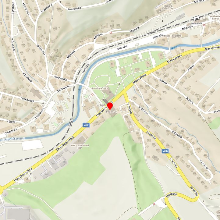 Mapa školy z Mapy.cz