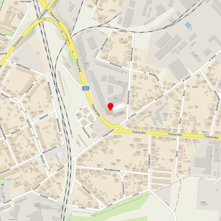 Mapa školy z Mapy.cz