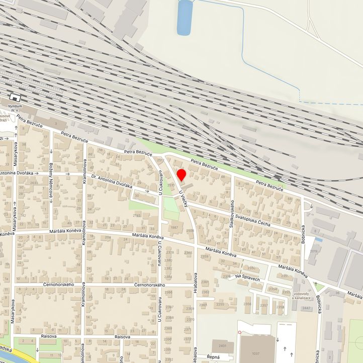 Mapa školy z Mapy.cz