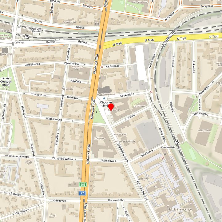 Mapa školy z Mapy.cz