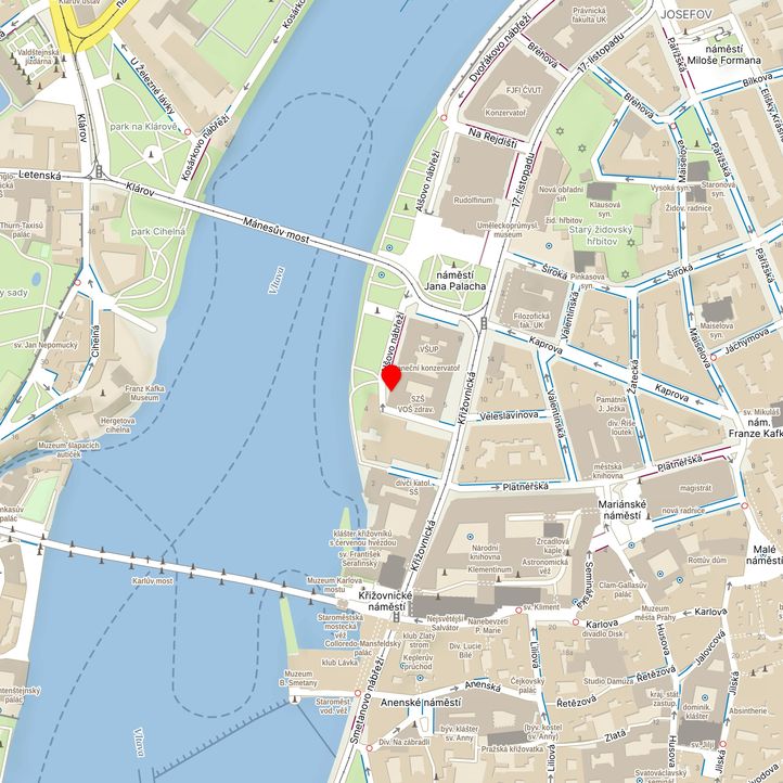 Mapa školy z Mapy.cz