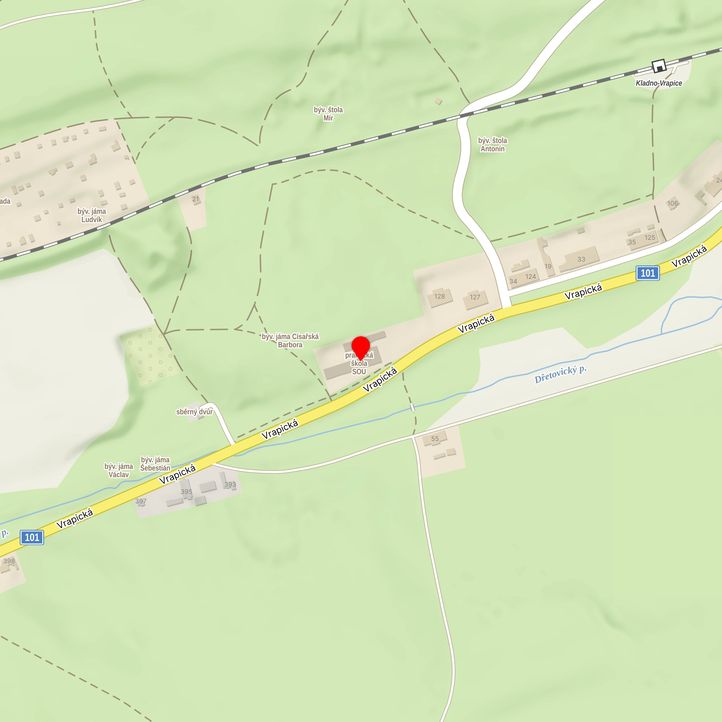 Mapa školy z Mapy.cz