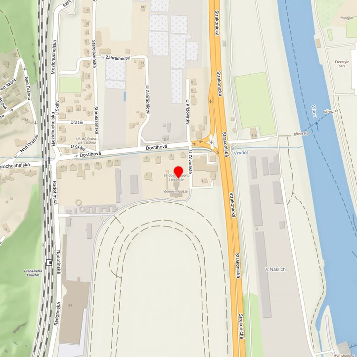 Mapa školy z Mapy.cz