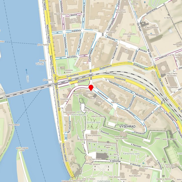 Mapa školy z Mapy.cz