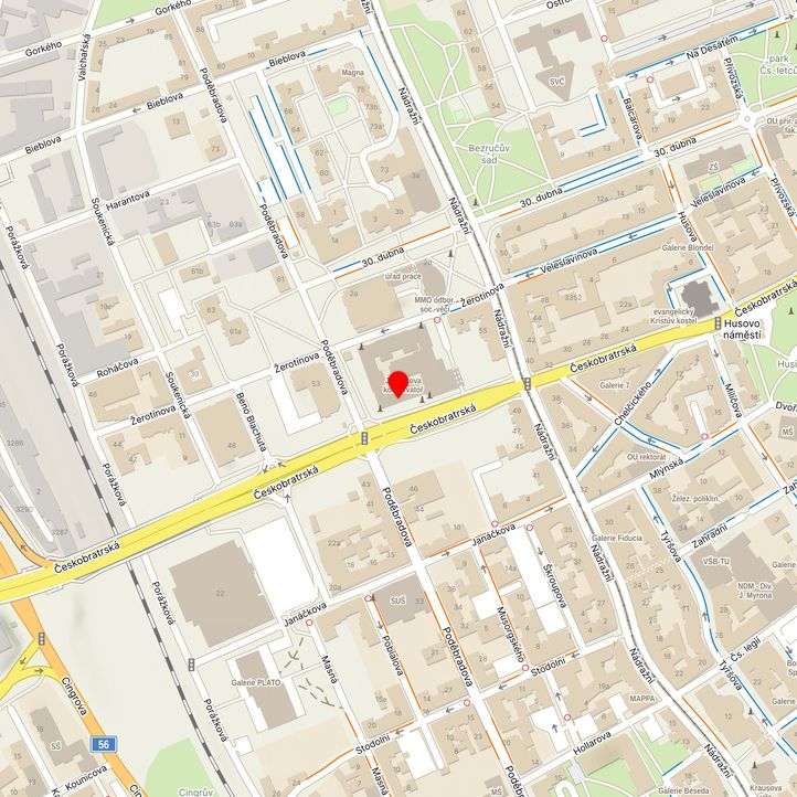 Mapa školy z Mapy.cz