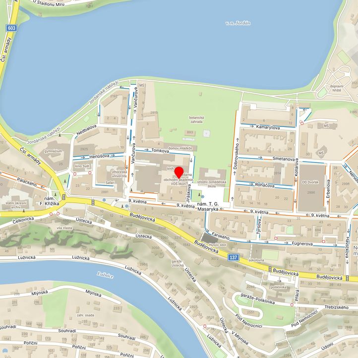 Mapa školy z Mapy.cz