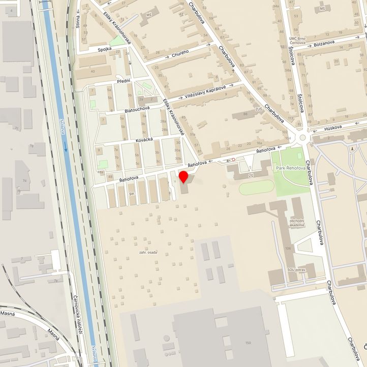 Mapa školy z Mapy.cz