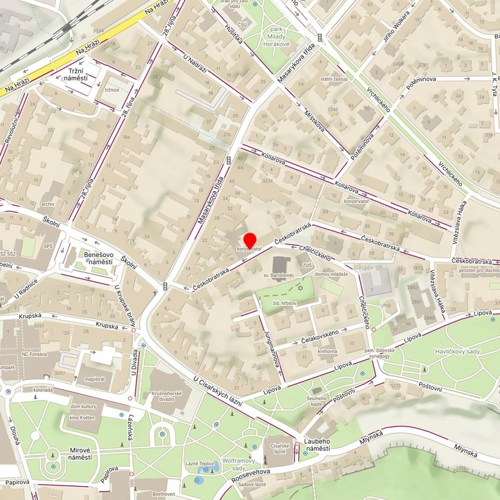 Mapa školy z Mapy.cz