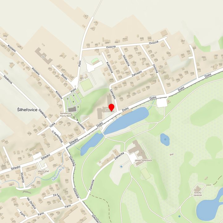 Mapa školy z Mapy.cz