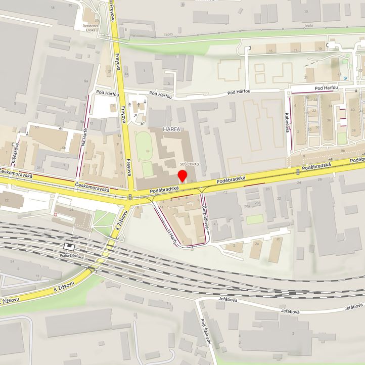 Mapa školy z Mapy.cz