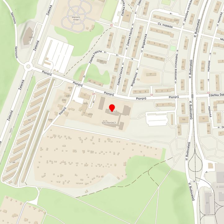 Mapa školy z Mapy.cz