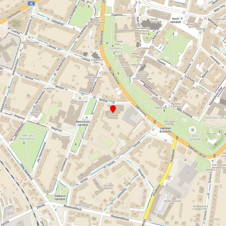 Mapa školy z Mapy.cz