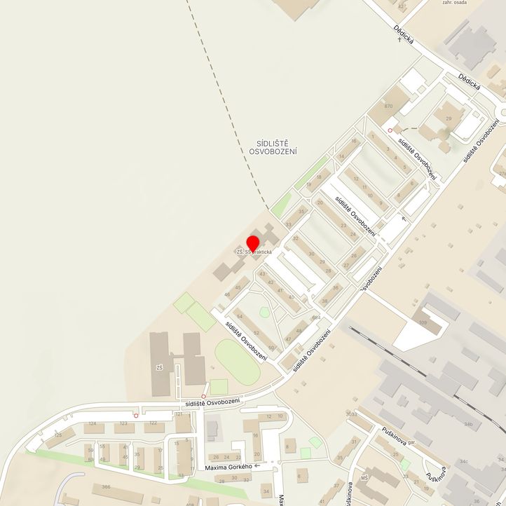 Mapa školy z Mapy.cz