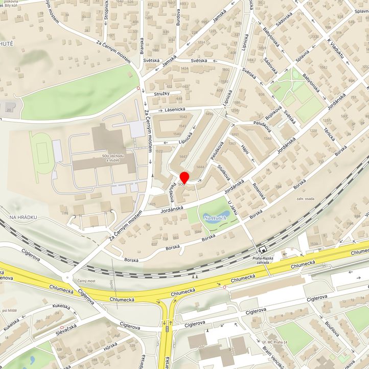 Mapa školy z Mapy.cz