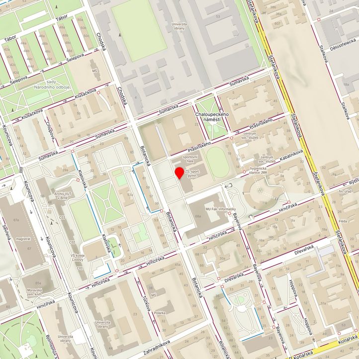 Mapa školy z Mapy.cz