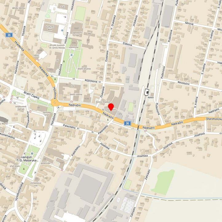 Mapa školy z Mapy.cz