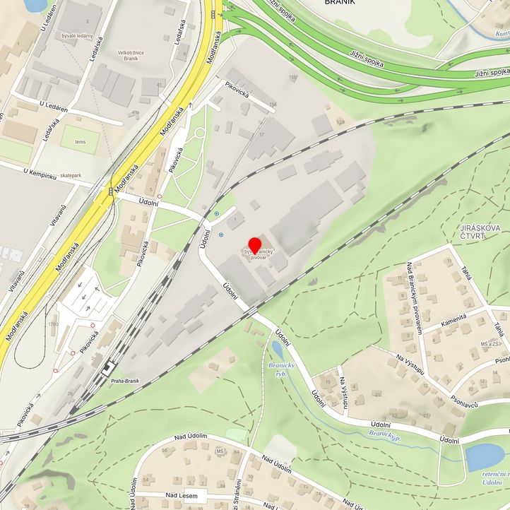 Mapa školy z Mapy.cz