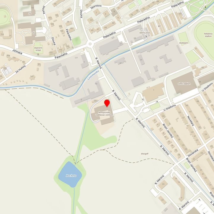 Mapa školy z Mapy.cz